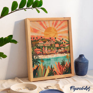 Diamond Painting - Amanecer en Bali