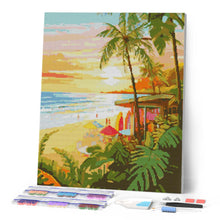 Cargar imagen en el visor de la galería, Diamond Painting - Club de surf 40x50cm con bastidor montado