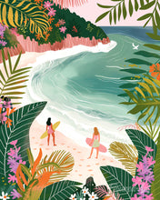 Cargar imagen en el visor de la galería, Diamond Painting - Diamond Painting - Bahía tropical 40x50cm con bastidor montado