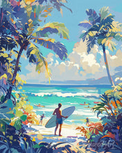 Cargar imagen en el visor de la galería, Diamond Painting - Día soleado en la playa
