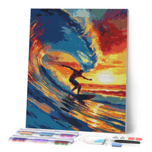 Cargar imagen en el visor de la galería, Diamond Painting - Surfeando la gran ola