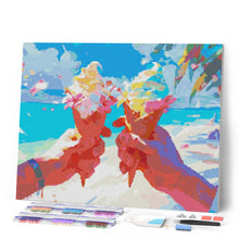 Cargar imagen en el visor de la galería, Diamond Painting - Helado en la playa