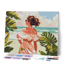 Cargar imagen en el visor de la galería, Diamond Painting - Linda chica junto al mar