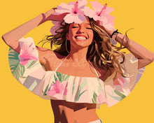 Cargar imagen en el visor de la galería, Diamond Painting - Chica alegre