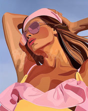 Cargar imagen en el visor de la galería, Diamond Painting - Chica besada por el sol