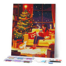 Cargar imagen en el visor de la galería, Diamond Painting - Retiro festivo por la tarde 40x50cm con bastidor montado