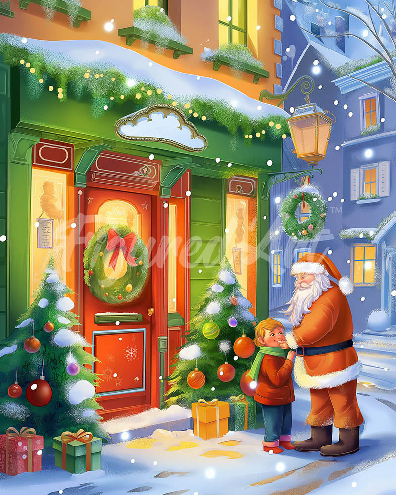 Diamond Painting - Saludo de Santa