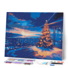 Cargar imagen en el visor de la galería, Diamond Painting - Terraza navideña brillante