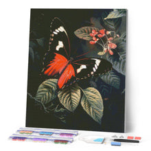 Cargar imagen en el visor de la galería, Diamond Painting - Mariposa Moneta de Alas Largas y Follaje