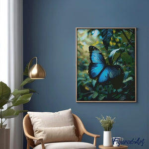 Diamond Painting - Mariposa Morfo Azul