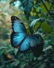 Cargar imagen en el visor de la galería, Diamond Painting - Mariposa Morfo Azul