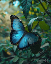 Cargar imagen en el visor de la galería, Diamond Painting - Mariposa Morfo Azul