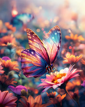 Cargar imagen en el visor de la galería, Diamond Painting - Diamond Painting - Mariposa Forrajera 40x50cm con bastidor montado