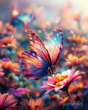 Cargar imagen en el visor de la galería, Diamond Painting - Diamond Painting - Mariposa Forrajera 40x50cm con bastidor montado