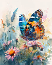 Cargar imagen en el visor de la galería, Diamond Painting - Mariposa y Flores