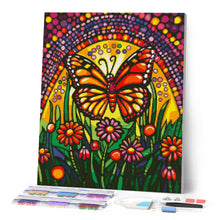 Cargar imagen en el visor de la galería, Diamond Painting - Mariposa Mosaico