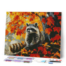 Cargar imagen en el visor de la galería, Diamond Painting - Mapache de otoño
