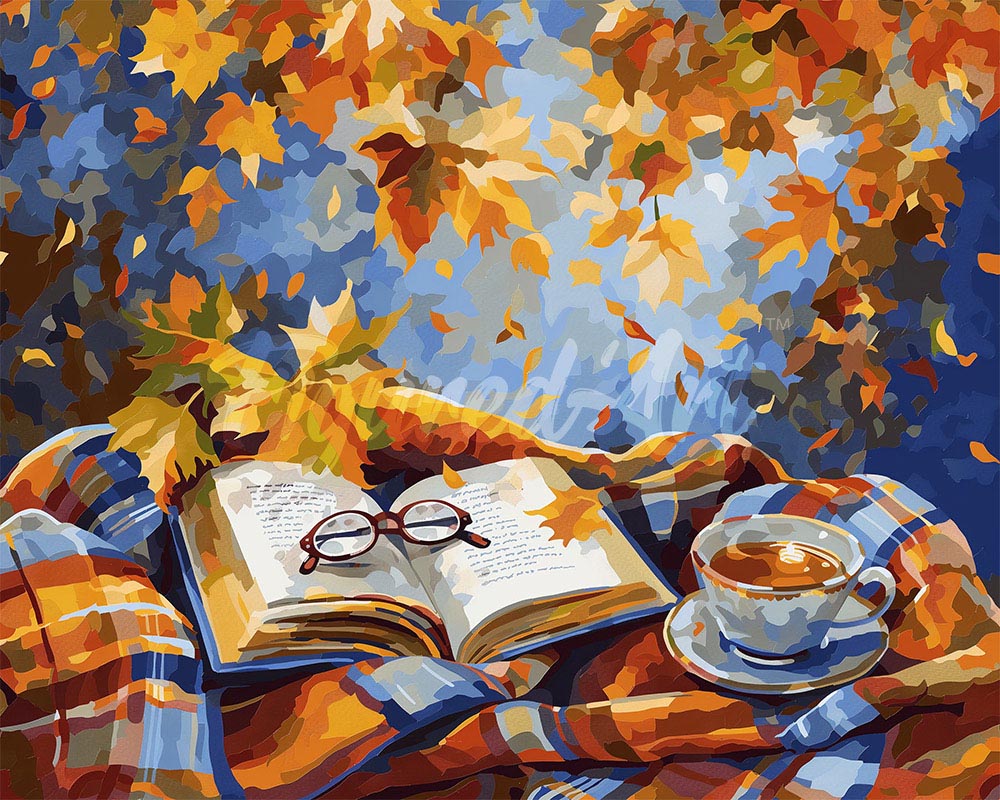 Diamond Painting - Escapada de lectura en otoño