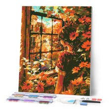 Cargar imagen en el visor de la galería, Diamond Painting - Vista otoñal en la ventana