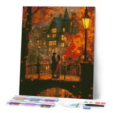 Cargar imagen en el visor de la galería, Diamond Painting - Noche de enamorados en otoño