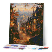 Cargar imagen en el visor de la galería, Diamond Painting - Calle otoñal en el casco antiguo