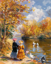Cargar imagen en el visor de la galería, Diamond Painting - Salida otoñal inspirada en Renoir
