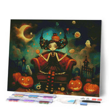 Cargar imagen en el visor de la galería, Diamond Painting - Princesa de los dulces de Halloween