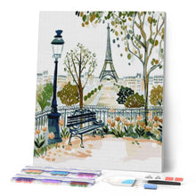 Cargar imagen en el visor de la galería, Diamond Painting - Jardín de París en Acuarela