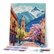 Cargar imagen en el visor de la galería, Diamond Painting - Colorido Pueblo Alpino