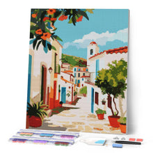 Cargar imagen en el visor de la galería, Diamond Painting - Callejón Mediterráneo