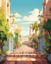 Cargar imagen en el visor de la galería, Diamond Painting - Escalera Costera