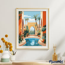 Cargar imagen en el visor de la galería, Diamond Painting - Villa de Lujo Marroquí