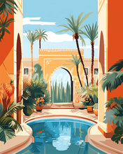 Cargar imagen en el visor de la galería, Diamond Painting - Villa de Lujo Marroquí