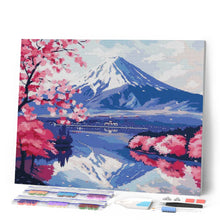 Cargar imagen en el visor de la galería, Diamond Painting - Monte Fuji y Lago de Sakura