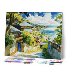 Cargar imagen en el visor de la galería, Diamond Painting - Pueblo Costero en Japón