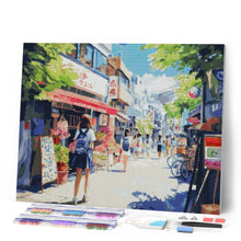 Cargar imagen en el visor de la galería, Diamond Painting - Mañana en un Barrio Japonés