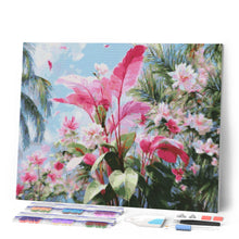 Cargar imagen en el visor de la galería, Diamond Painting - Floración Rosa Tropical