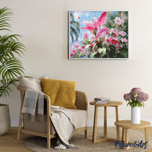 Cargar imagen en el visor de la galería, Diamond Painting - Floración Rosa Tropical