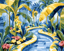 Cargar imagen en el visor de la galería, Diamond Painting - Sendero de Jardín Tropical