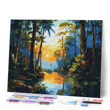 Cargar imagen en el visor de la galería, Diamond Painting - Lago de la Selva Tropical