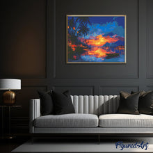 Cargar imagen en el visor de la galería, Diamond Painting - Atardecer en la Playa con Farol