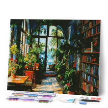 Cargar imagen en el visor de la galería, Diamond Painting - Biblioteca en el Invernadero
