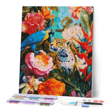 Cargar imagen en el visor de la galería, Diamond Painting - Loro y Leopardo