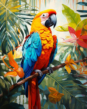 Cargar imagen en el visor de la galería, Diamond Painting - Guacamayo Tropical