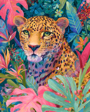 Cargar imagen en el visor de la galería, Diamond Painting - Leopardo Tropical