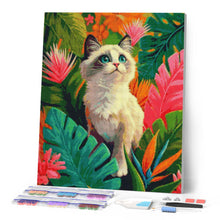 Cargar imagen en el visor de la galería, Diamond Painting - Gatito Ragdoll en la Selva