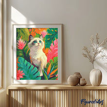 Cargar imagen en el visor de la galería, Diamond Painting - Gatito Ragdoll en la Selva