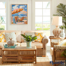 Cargar imagen en el visor de la galería, Diamond Painting - Playa Pastel