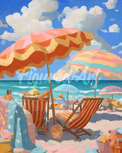 Cargar imagen en el visor de la galería, Diamond Painting - Playa Pastel