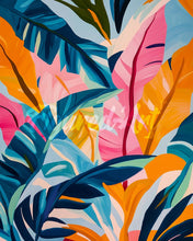 Cargar imagen en el visor de la galería, Diamond Painting - Hojas de Plátano Coloridas